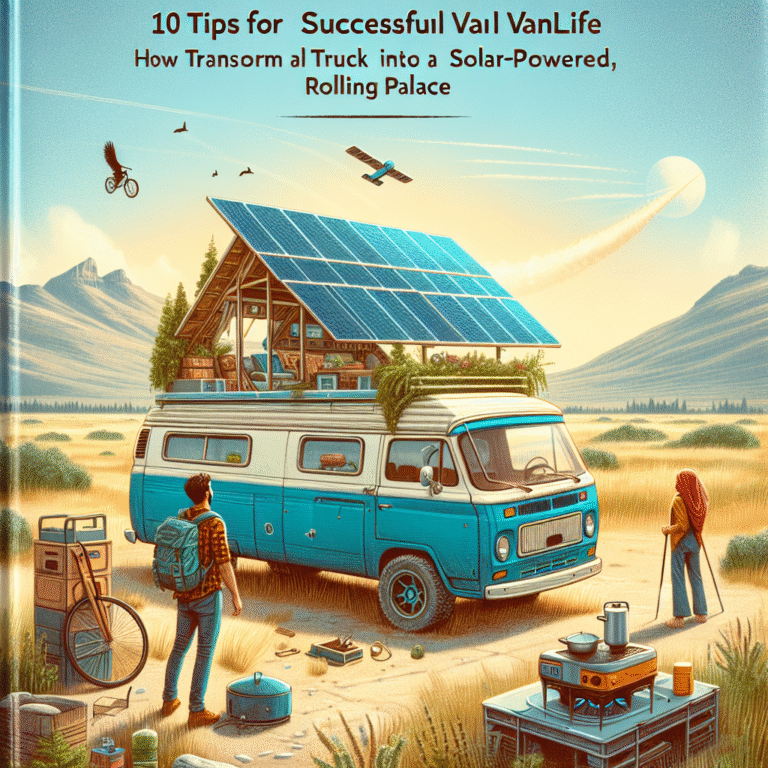 “10 astuces pour une vanlife réussie : comment transformer un vieux camion en palace roulant grâce au solaire et