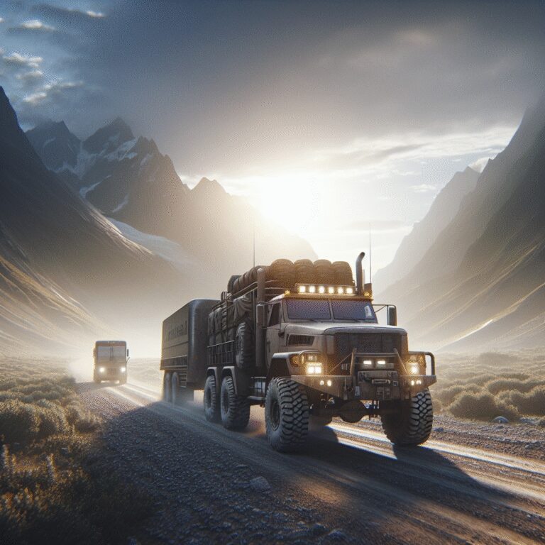 “De la Route à l’Aventure : L’incroyable voyage d’un Camion Poids Lourd 4×4 Expedition autour