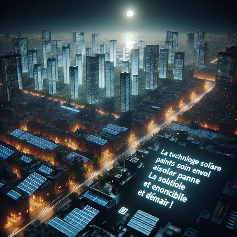 “La technologie solaire prend son envol avec Solar Pannel : la solution écologique et économique de demain !”