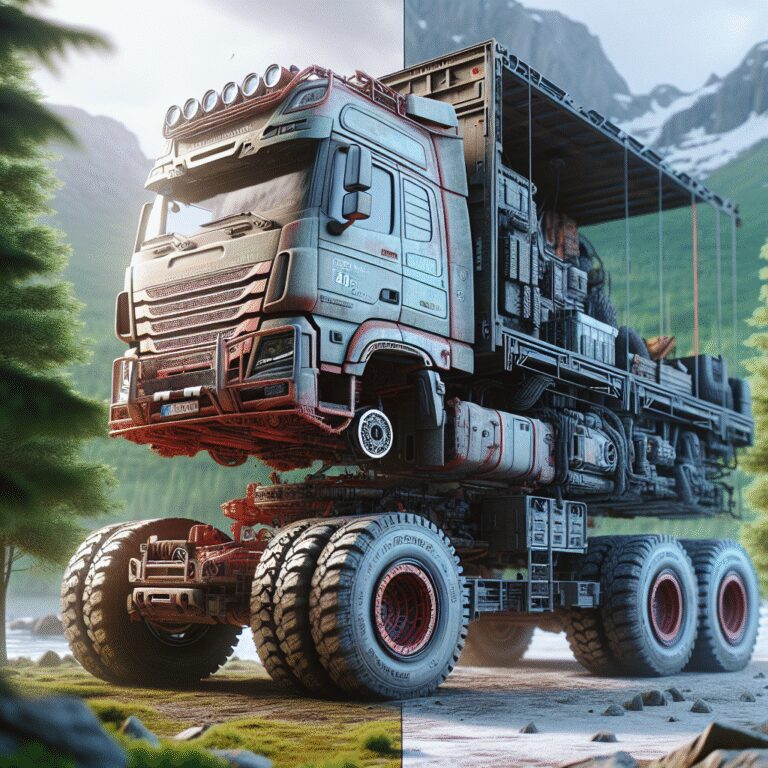 “Quand le camion poids lourd devient un 4×4 de l’aventure : l’incroyable transformation V