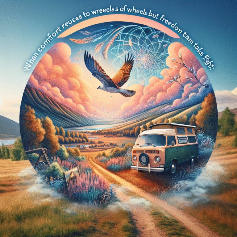 “La vanlife : quand le confort se réduit en roulettes mais la liberté prend son envol !”