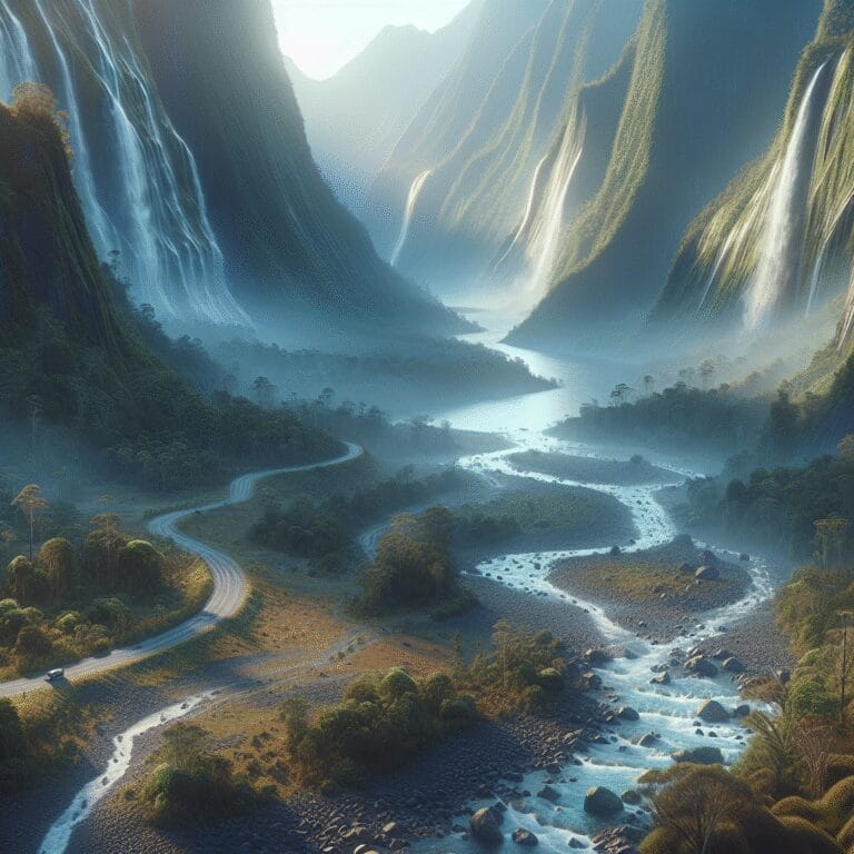 “Sur la route de l’aventure : entre cascades et bivouacs sauvages en Nouvelle-Zélande”