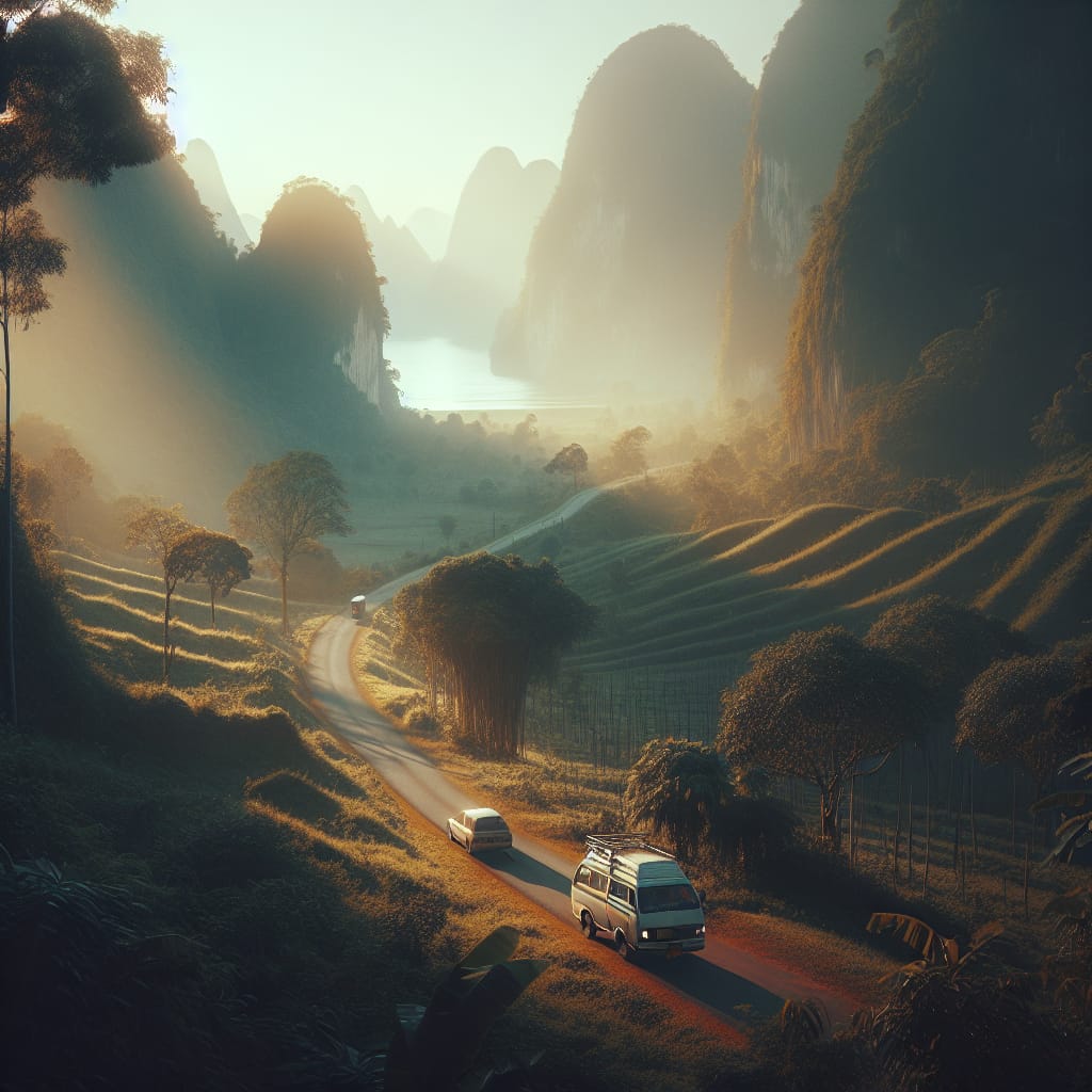 “Les routes inattendues de notre van en Thaïlande” “Les routes inattendues de notre van en Thaïlande”