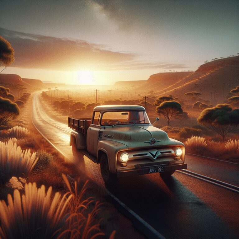 “Voyage hors du temps : un road-trip mouvementé en Australie en camion aménagé”