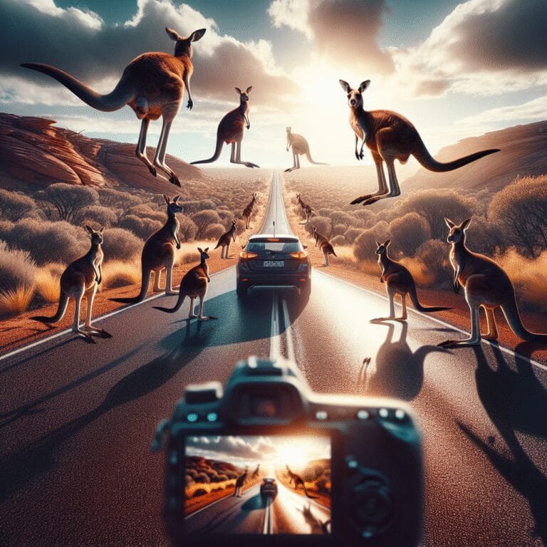 “Road-trip en terre inconnue : Sur la route des kangourous en Australie”