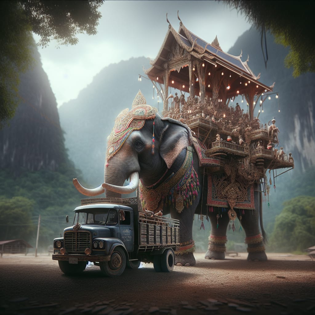 « Un voyage imprévu à dos d’éléphant en Thaïlande : les aventures du camion aménagé « Un voyage imprévu à dos d’éléphant en Thaïlande : les aventures du camion aménagé