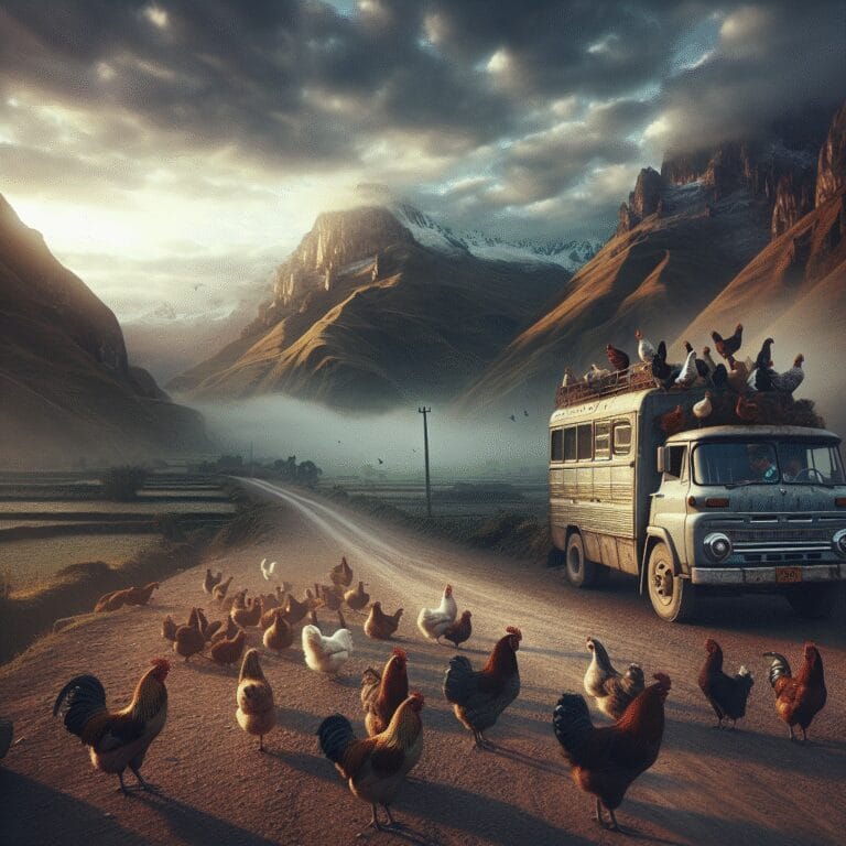 “Sur la route de l’aventure : Pérou, poulets et péripéties en camion aménagé”