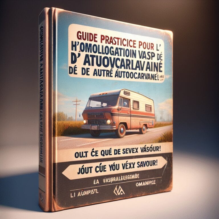 Guide pratique pour l’homologation VASP de votre autocaravane : tout ce que vous devez savoir !
