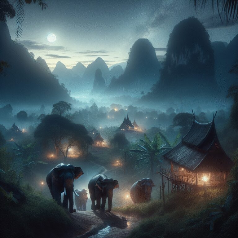 “Voyage en terre inconnue : une nuit avec les éléphants en Thaïlande”