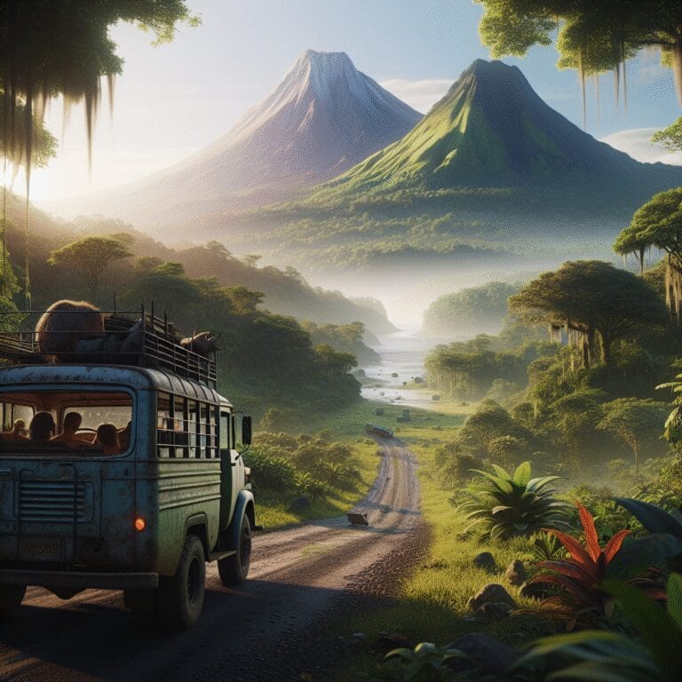 Podcast # – “Voyage en camion aménagé : de la jungle colombienne aux volcans du Costa Rica”