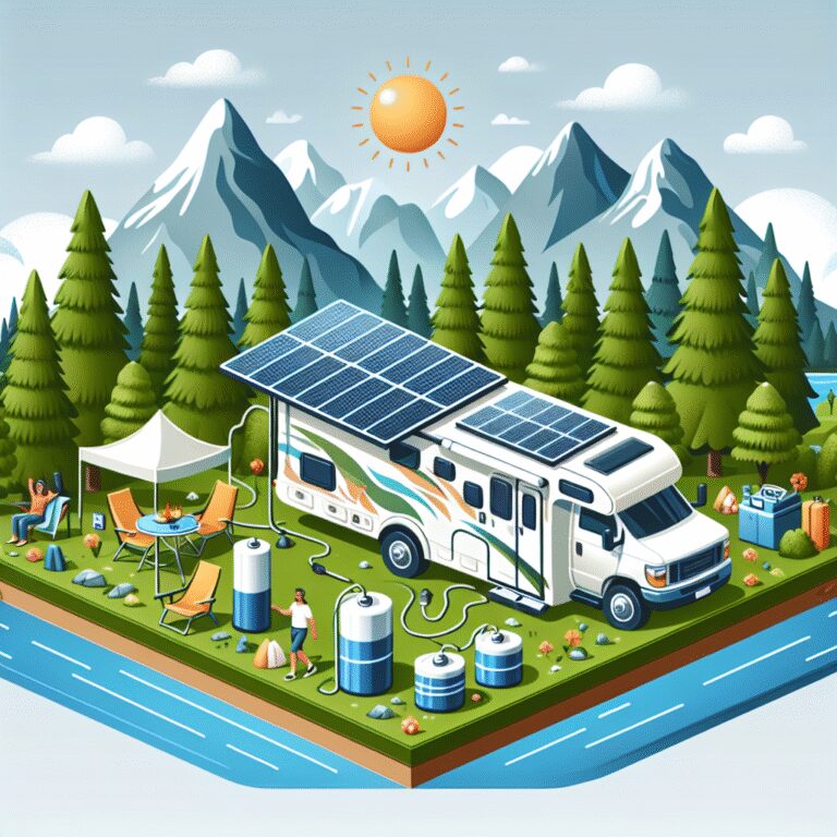 “Camper en mode écolo et fun : les astuces solaires et batteries pour un road trip en camping-car inoubliable !”