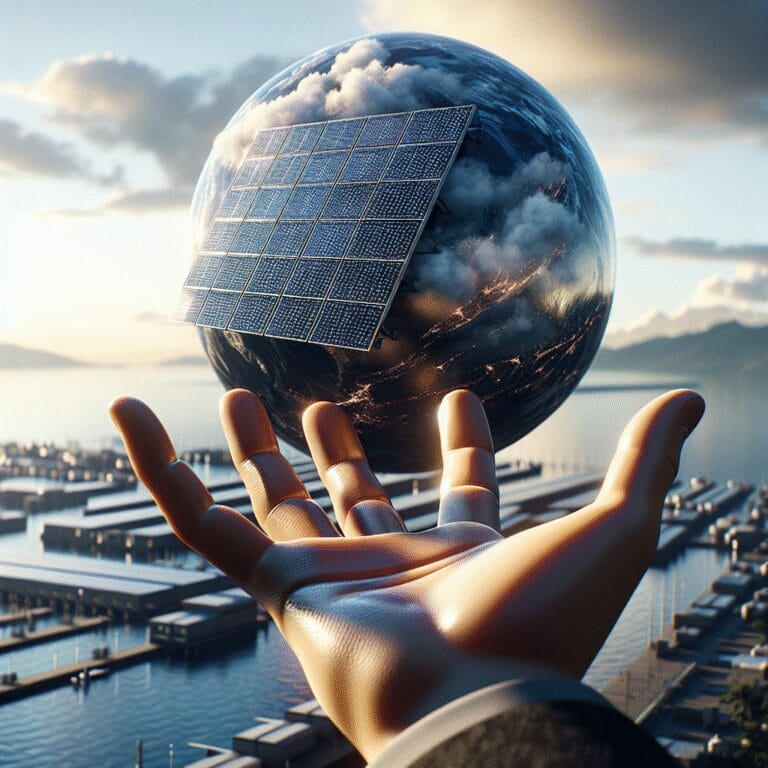 “Une énergie renouvelable à portée de main avec le panneau solaire révolutionnaire !”