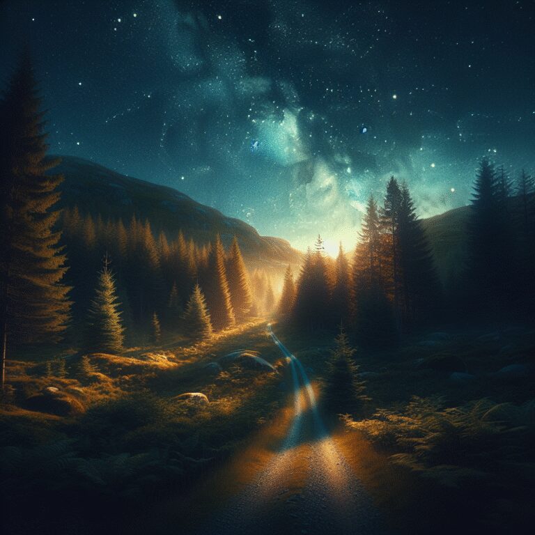 “Sur la route des merveilles : une nuit au cœur de la forêt en Norvège”