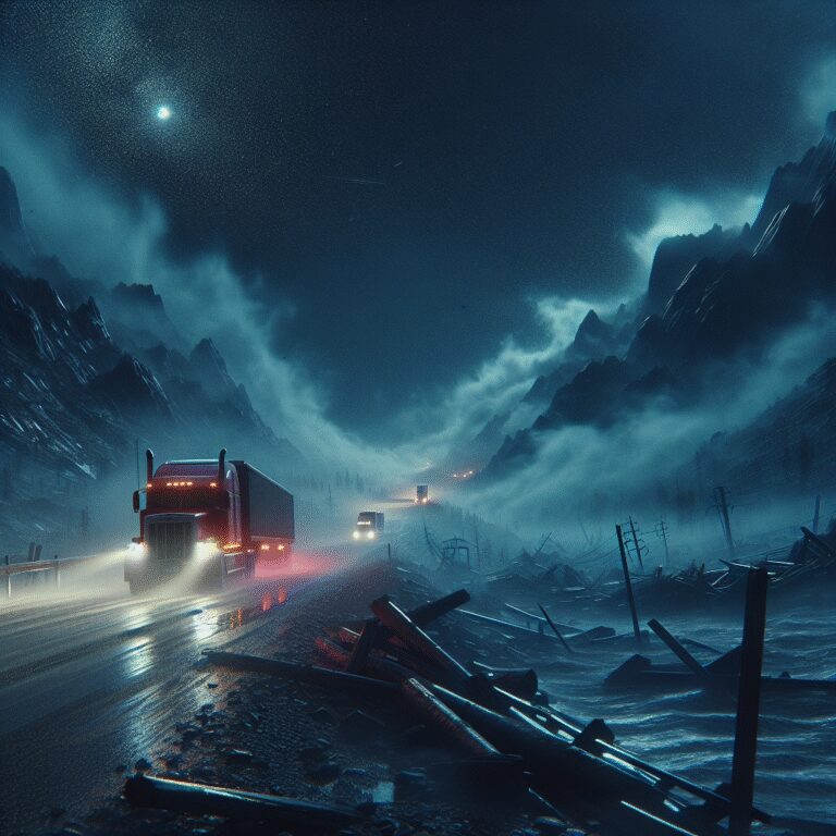 « Sur les routes du monde en camion : Une nuit mouvementée dans les montagnes de Norvège » « Sur les routes du monde en camion : Une nuit mouvementée dans les montagnes de Norvège »