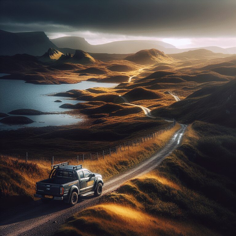 “Voyage en solitaire : un sombre mystère en Écosse avec mon camion aménagé”