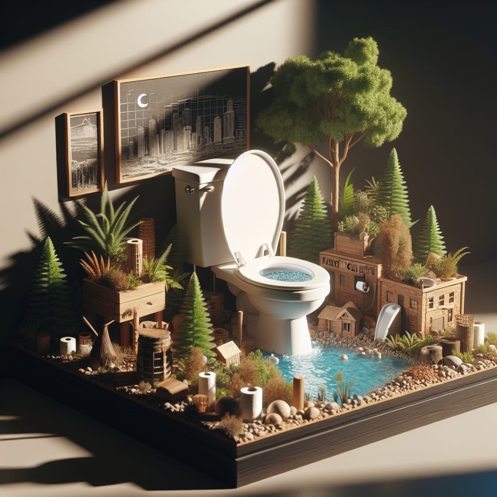 « Oubliez l’eau courante, optez pour la solution écologique et économique avec la toilette sèche » « Oubliez l’eau courante, optez pour la solution écologique et économique avec la toilette sèche »