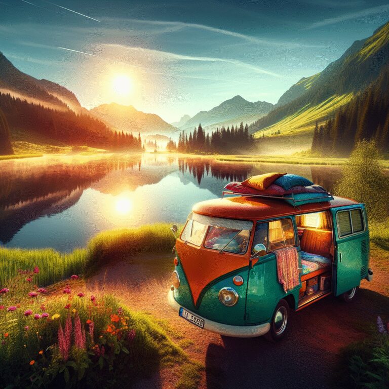 “La folle aventure de la vanlife : rouler vers le bonheur sur quatre roues !”