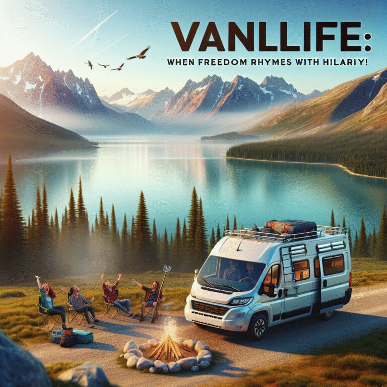 “La vanlife : quand liberté rime avec hilarité !”