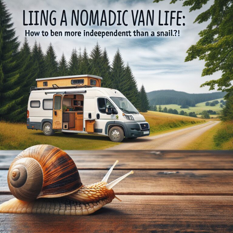 “La vie nomade en van : comment être plus autonome qu’un escargot ?!”