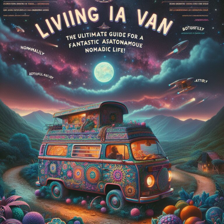 “Vivre en van : le guide ultime pour une vie nomade autonomie-nement géniale !”