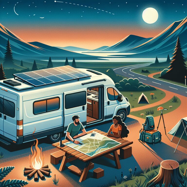 “Devenez le maître de votre propre aventure : les astuces pour une vie nomade en van autonome !”