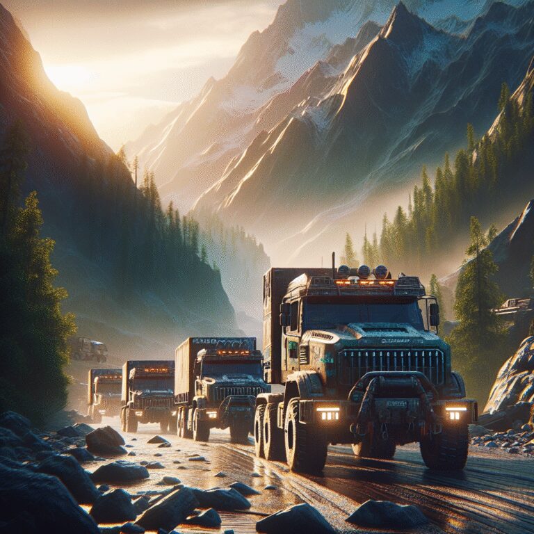 « En route pour l’aventure : les camions poids lourd 4×4, rois de l’expédition autour « En route pour l’aventure : les camions poids lourd 4×4, rois de l’expédition autour