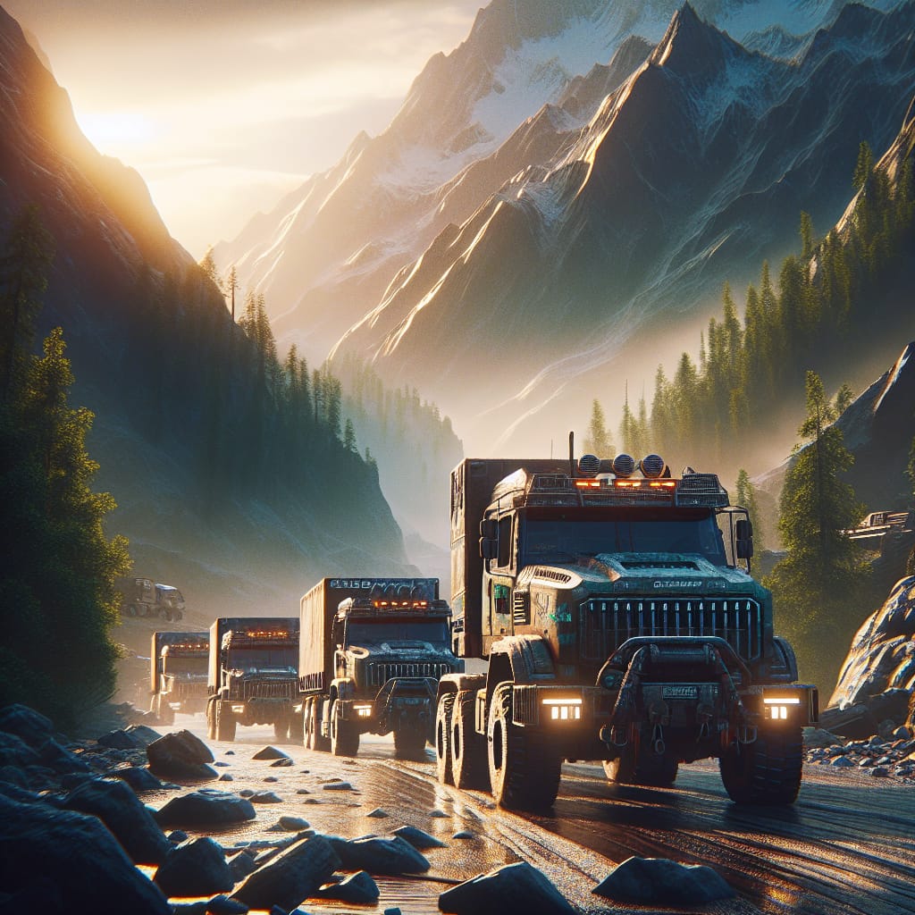 « En route pour l’aventure : les camions poids lourd 4×4, rois de l’expédition autour « En route pour l’aventure : les camions poids lourd 4×4, rois de l’expédition autour