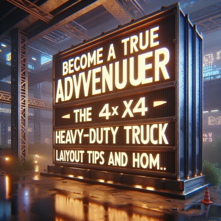 “Devenez un vrai aventurier avec le camion poids lourd 4×4 : astuces d’aménagement et hom
