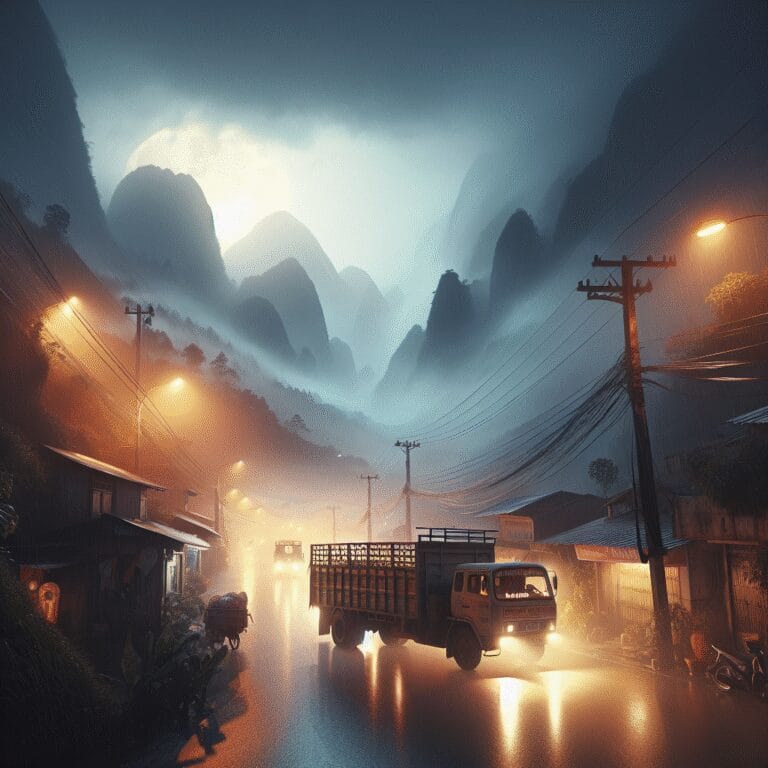 « Une nuit mouvementée dans les montagnes du Vietnam en camion aménagé » « Une nuit mouvementée dans les montagnes du Vietnam en camion aménagé »