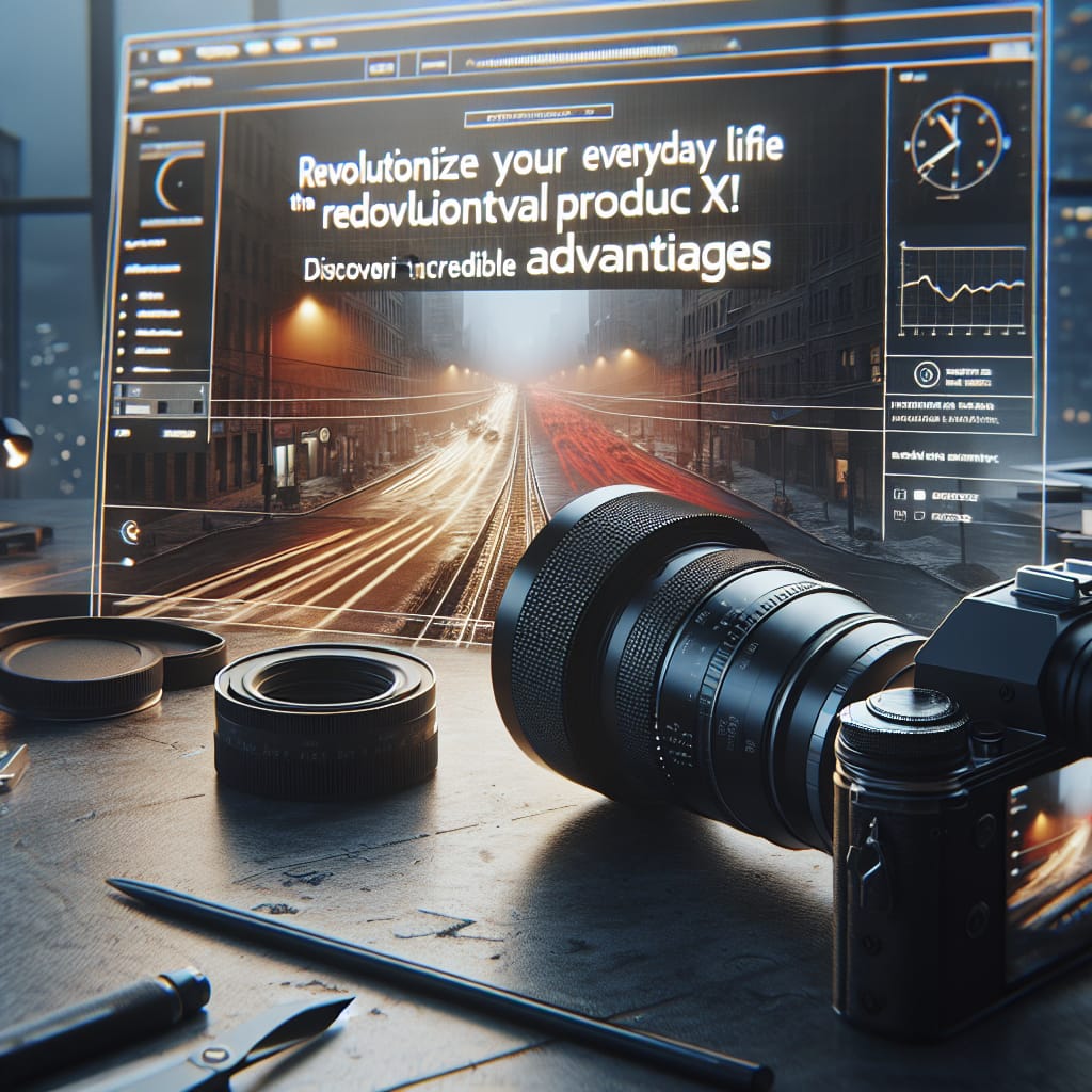 « Révolutionnez votre quotidien avec le produit révolutionnaire X ! Découvrez ses incroyables avantages » « Révolutionnez votre quotidien avec le produit révolutionnaire X ! Découvrez ses incroyables avantages »