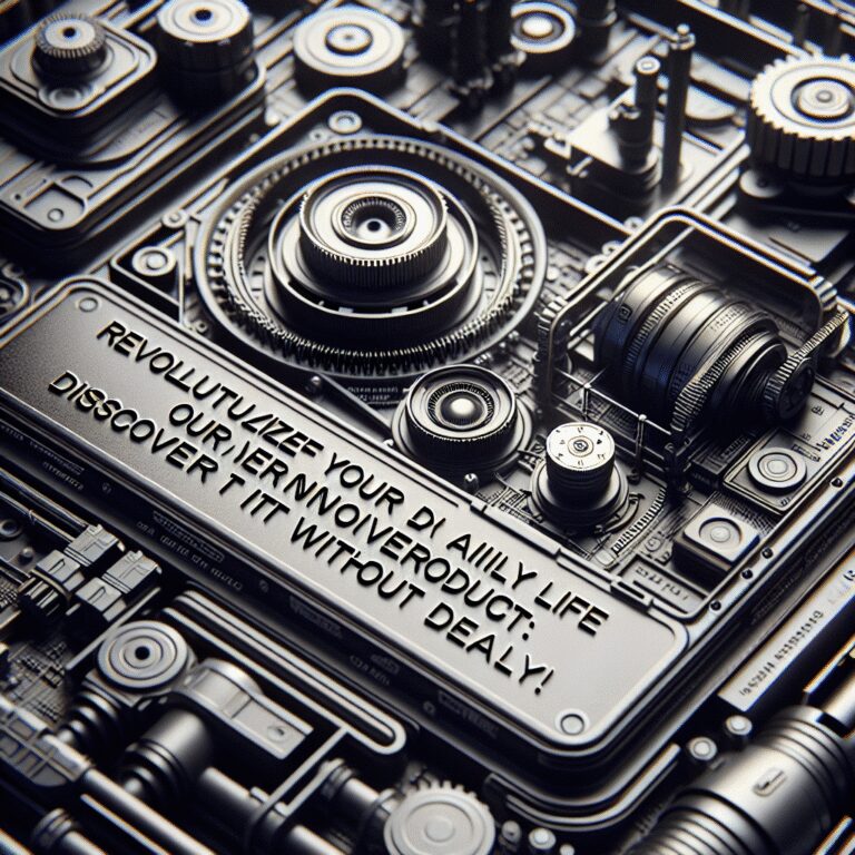 “Révolutionnez votre quotidien avec notre nouveau produit innovant : découvrez-le sans plus attendre !”