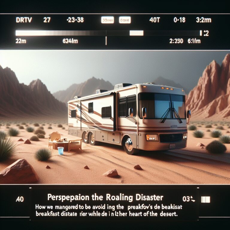 “Le camping-car, notre maison roulante : comment on a évité le drame du petit-déjeuner en plein désert