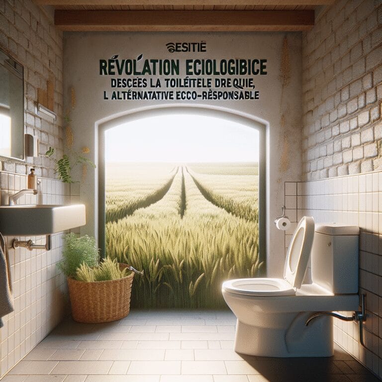 “Révolution écologique : découvrez la toilette sèche, l’alternative éco-responsable pour une salle de