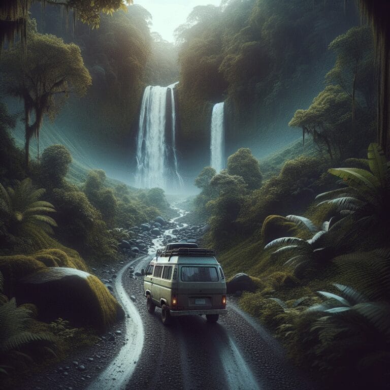 “Péripéties en van : entre jungle et cascade, un road-trip mouvementé au Costa Rica”