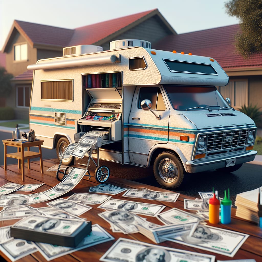 “Le jour où on a transformé notre camping-car en machine à imprimer de l’argent” “Le jour où on a transformé notre camping-car en machine à imprimer de l’argent”