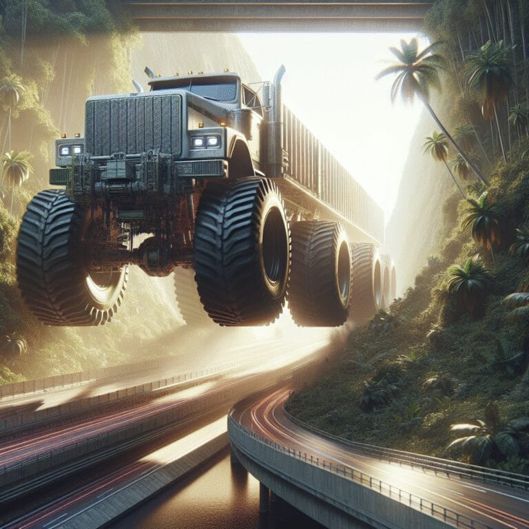 “De la jungle à l’autoroute : quand un camion poids lourd 4×4 devient le roi de l’exp