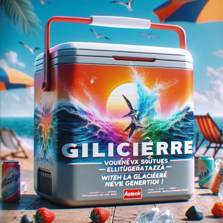“Révolutionnez vos sorties estivales avec la glacière nouvelle génération !”