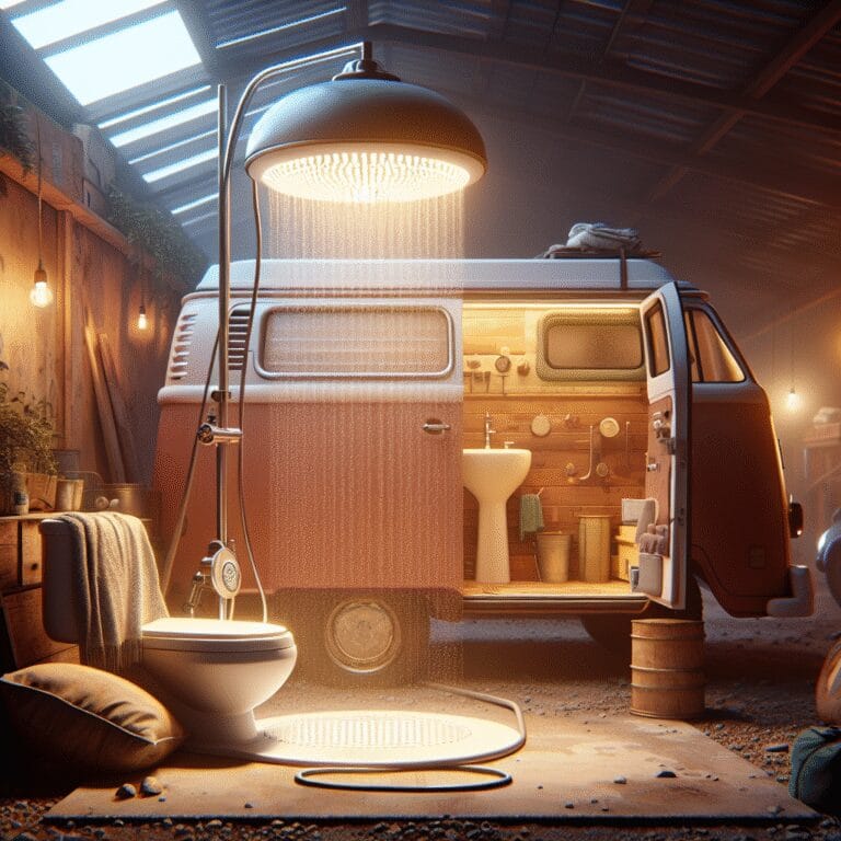 “Chroniques d’un(e) nomade : La solution improbable pour avoir une douche chaude dans son van”