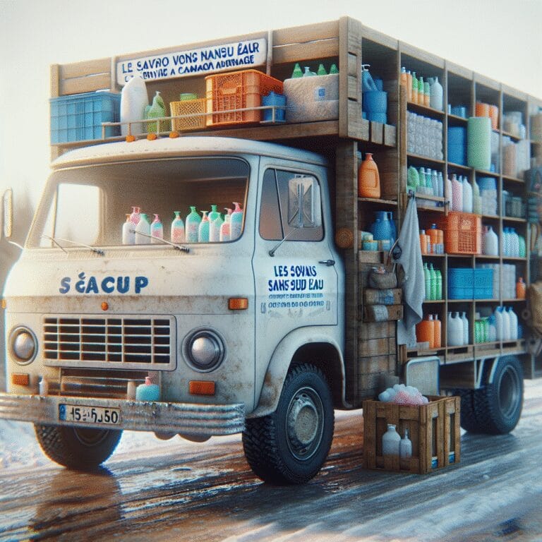 “Les Savons sans Eau : Comment Survivre dans un Camion Aménagé”