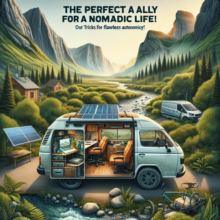 “Le van, l’allié parfait pour une vie nomade : nos astuces pour une autonomie sans faille !”