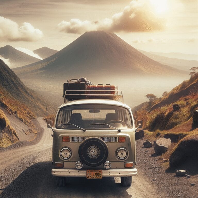 “Aventure en van : Sur la route des volcans au Guatemala”