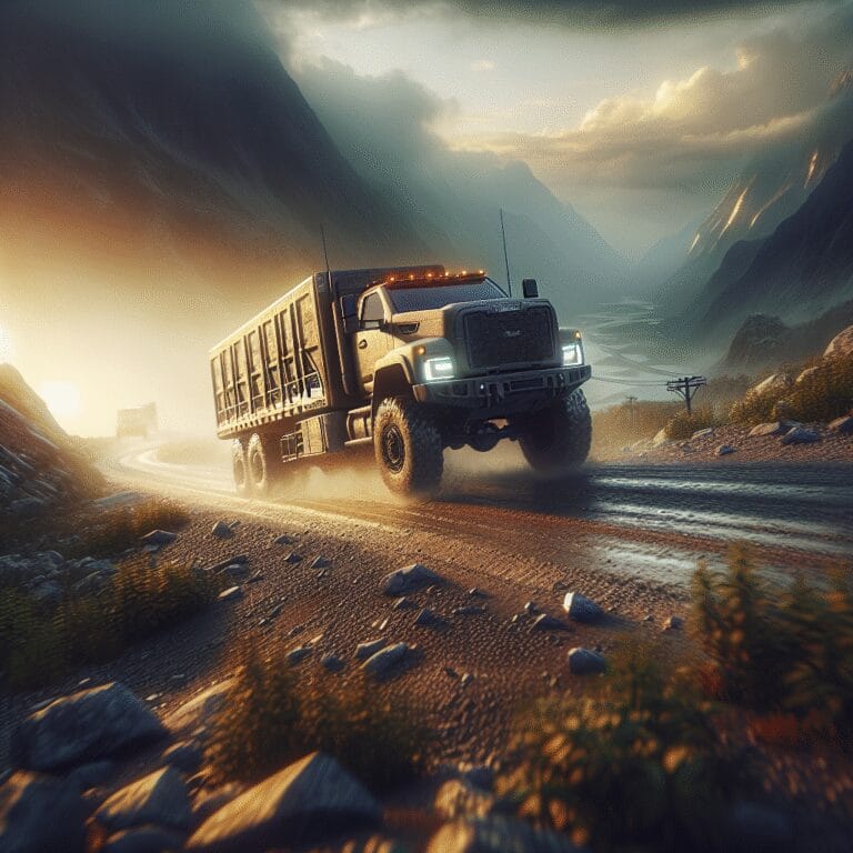 “Le voyage épique d’un camion poids lourd 4×4 : quand la route devient une aventure sans limites !”