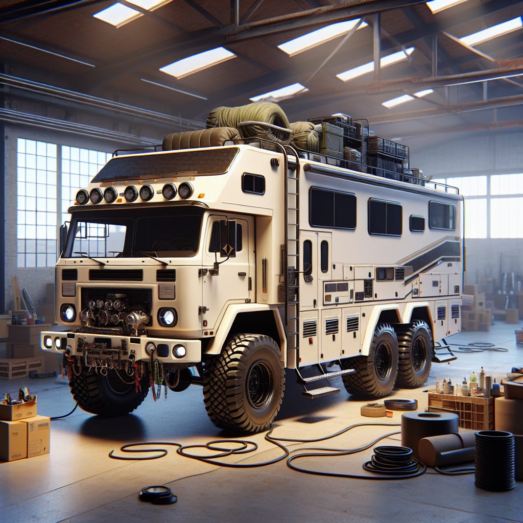 “La folle aventure de l’aménagement d’un camion poids lourd 4×4 en VASP homologué : “La folle aventure de l’aménagement d’un camion poids lourd 4×4 en VASP homologué :