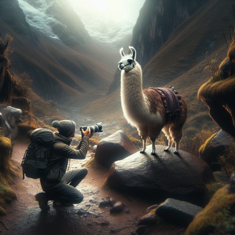 “En quête d’aventures : l’improbable rencontre avec un lama en Bolivie !”