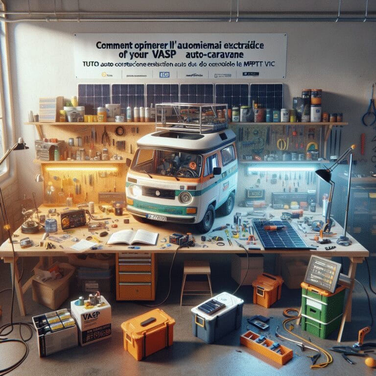 “Comment optimiser l’autonomie électrique de votre VASP auto-caravane : TUTO AUTO CONSTRUCTION avec le MPPT vic