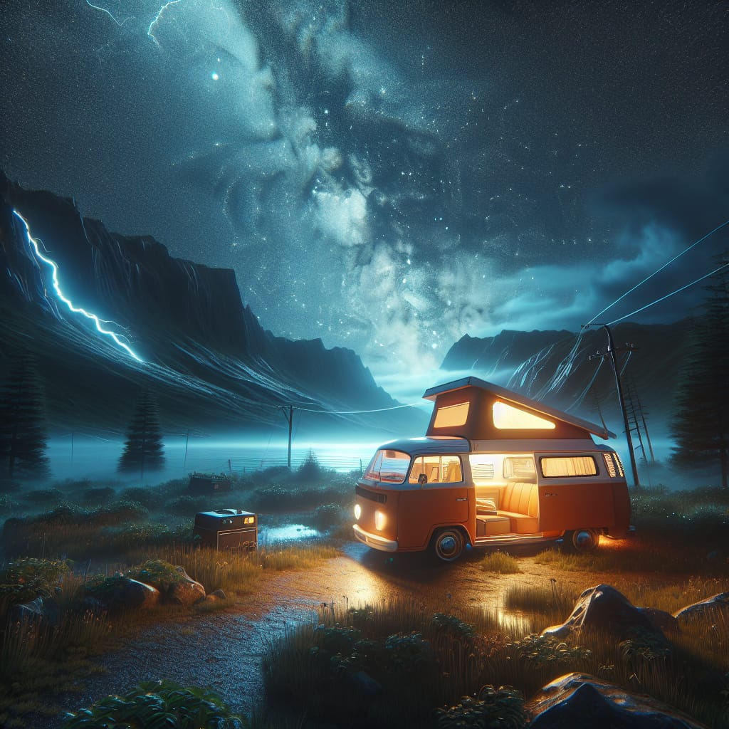 “Le camping-car, ce héros du quotidien : comment il nous a sauvés d’une nuit en pleine tempête !” “Le camping-car, ce héros du quotidien : comment il nous a sauvés d’une nuit en pleine tempête !”