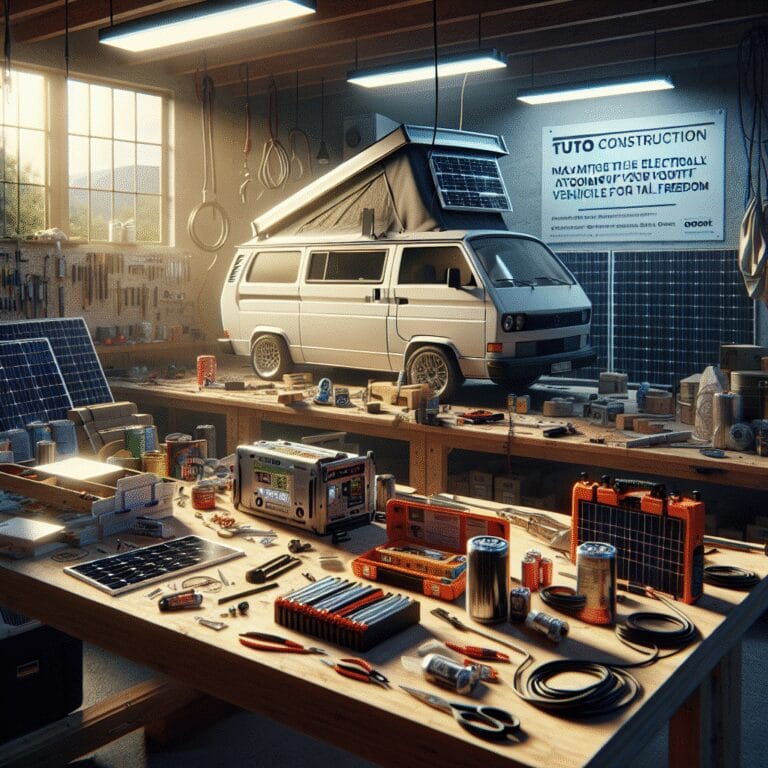“TUTO AUTO CONSTRUCTION: Maximiser l’autonomie électrique de votre véhicule aménagé pour une liberté tot