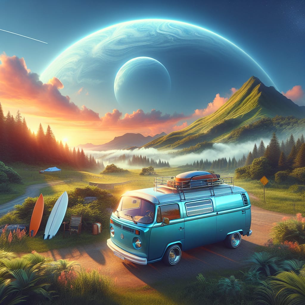 “La vanlife : quand liberté rime avec péripéties sur roues !” “La vanlife : quand liberté rime avec péripéties sur roues !”