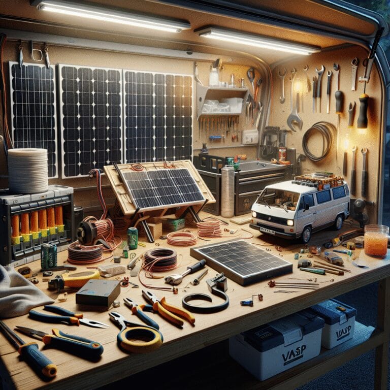 “TUTO AUTO CONSTRUCTION : Comment optimiser l’autonomie électrique de votre véhicule aménagé avec un panneau sol