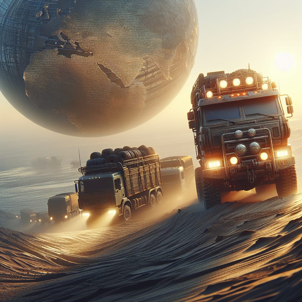 “À la conquête du monde en mode 4×4 : les camions poids lourd en mission d’expédition” “À la conquête du monde en mode 4×4 : les camions poids lourd en mission d’expédition”